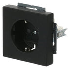 BJ 2300 EUCB-885 SCHUKO Steckdosen Einsatz schwarz matt future linear