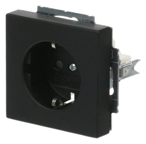 BJ 2300 EUCB-885 SCHUKO Steckdosen Einsatz schwarz matt future linear