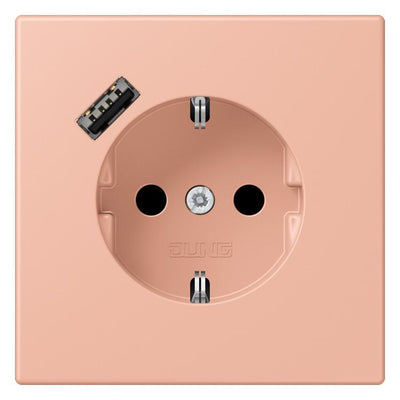 Jung LC1520-18A231 SCHUKO-Steckd.m.USB Typ A LC32102