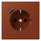 Jung LC1520-18A247 SCHUKO-Steckd.m.USB Typ A LC4320D