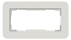 GIRA 1002421 Abdeckrahmen 2f o.Mittelst. E3 Hellgrau/Anthrazit Soft-Touch