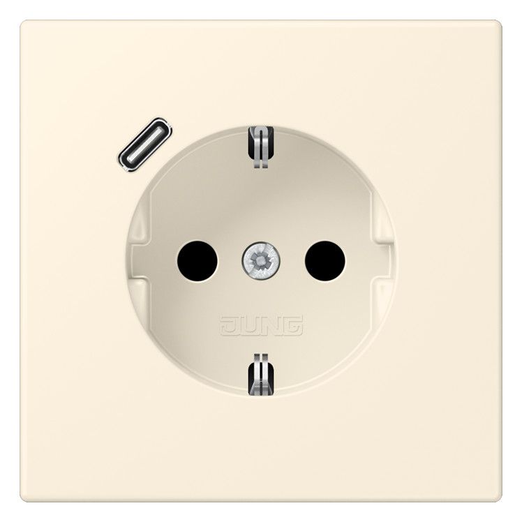 Jung LC1520-18C245 SCHUKO-Steckd.m.USB Typ C LC4320B