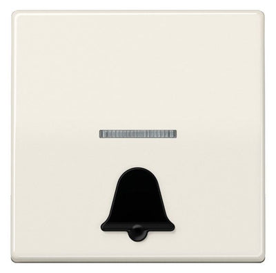 Jung AS591K1KO5 Wippe abtastbares Symbol Klingel m.Lichtleiter Serie AS weiß