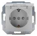 Kopp 940134089 ATHENIS Schuko Steckdose Klappd.erh.Ber.schutz grau matt