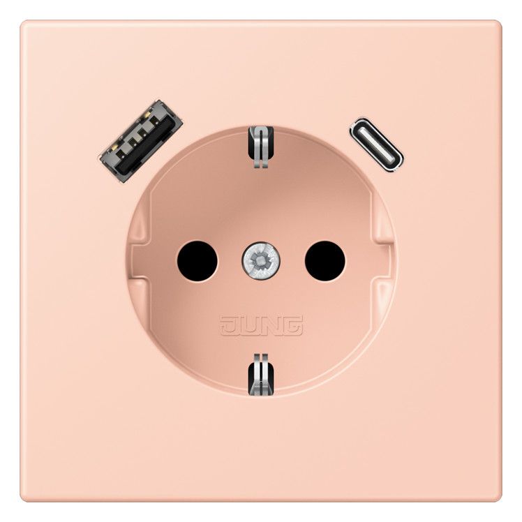 Jung LC1520-15CA234 SCHUKO-Steckd.m.USB Typ AC LC32112