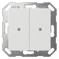 GIRA 517327 Taster Wippe 2fach OneKNX System 55 Reinweiß seidenmatt