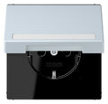 Jung LC1520BFNAKL209 SCHUKO-Steckd.KI m. Klappdeckel m.S