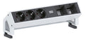 Bachmann 902.200 DESK2 3xSchuko 1xABD Strom 0,2m GST18 RAL9010