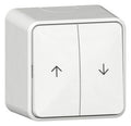 GIRA 315913 Wipp-Jalousieschalter Pfeile AP Reinweiß
