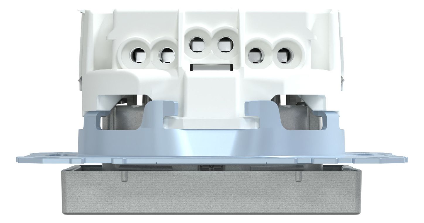 Mert MEG 2401-0460 SCHUKO-Steckdose SK aluminium System M