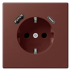 Jung LC1520-15CA235 SCHUKO-Steckd.m.USB Typ AC LC32120