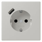 Jung LC1520-18A205 SCHUKO-Steckd.m.USB Typ A LC32013