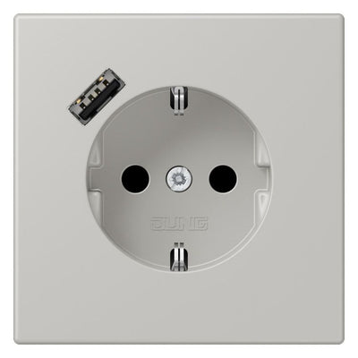 Jung LC1520-18A205 SCHUKO-Steckd.m.USB Typ A LC32013