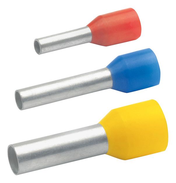 Klauke 47512 Aderendhülse isol. 6qmm 12mm hellgelb DIN46228-4 Cu galv. verz.
