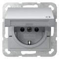 GIRA 475426 SCHUKO-Steckdose KD+Shutter SRK System 55 Farbe Alu