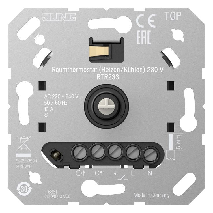 Jung RTR 233 Raumthermostat (Heizen/Kühlen) 230 V (Relais)
