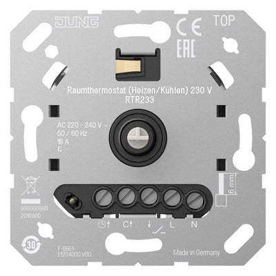 Jung RTR 233 Raumthermostat (Heizen/Kühlen) 230 V (Relais)