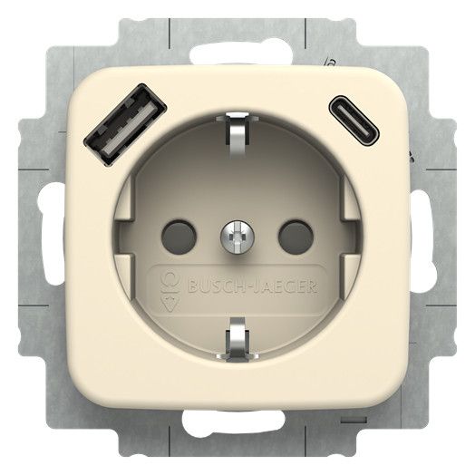BJ 20 EUCB2USBAC-212 SCHUKO®-/USB-A+C Steckdose