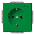 BJ 20 EUCB-13-82-102 SCHUKO Steckdosen-Einsatz gn RAL6032 future