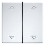Eltako DW-FT55-rw+2P Doppelwippen 55er Design u.E-Design55 reinweiß 30000986