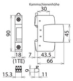 Dehn 952097 DGSWE600FM Überspannungs- ableiter Typ 2 DEHNguard S 1pol Uc 600VA