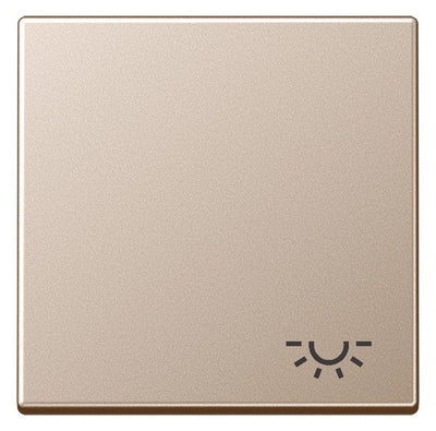 Jung A590LCH Wippe Symbol Licht Serie A champagner