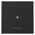 GIRA 3678005 Wippe KF+Heizung Ein/Aus System 55 Schwarz matt (lackiert)