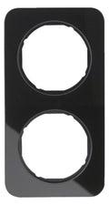 Berker 10122116 Rahmen 2fach R.1 Glas schwarz