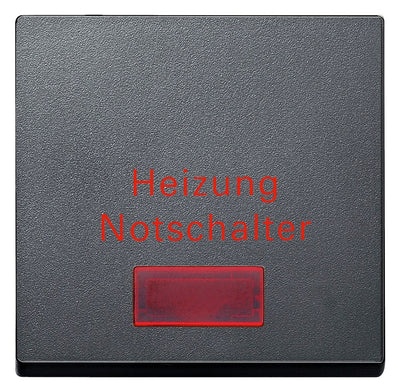 Mert MEG 3327-0414 Wippe f.Heizungs- Notschalter anthrazit System M