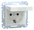 Mert MEG 2314-0325 SCHUKO-Steckdose BRS Klappd. IP44 StK aktivweiß glänz. Sys.M