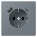 Jung LC1520-15CA251 SCHUKO-Steckd.m.USB Typ AC LC4320H