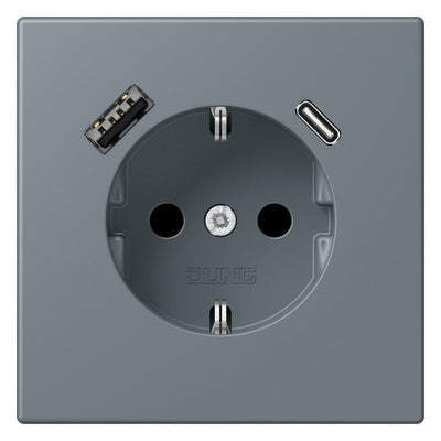 Jung LC1520-15CA251 SCHUKO-Steckd.m.USB Typ AC LC4320H
