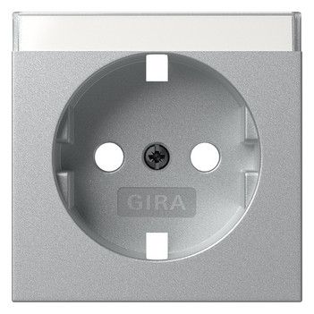 GIRA 494726 Abdeckung SCHUKO-Steckdose BSF System 55 Farbe Alu