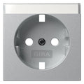 GIRA 494726 Abdeckung SCHUKO-Steckdose BSF System 55 Farbe Alu