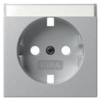 GIRA 494726 Abdeckung SCHUKO-Steckdose BSF System 55 Farbe Alu