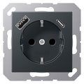 Jung A1520-15CAANM SCHUKOsteckdose m.USB Typ AC