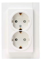 Kopp 940229080 ATHENIS 2f Schuko Steckdose m.Ber.schutz reinweiß