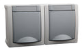 RED 2410-50-0025 Schuko Steckdose FR AP 2-fach IP54 waagrecht