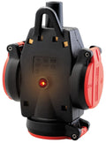 ABL 1173543 SCHUKOProfessional Hänge- kupplung 3f Vollgummi IP54 rot/schwarz
