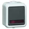 Peha D 626 WAB GL Wechselschalter grau Dauerbeleuchtung 00302111