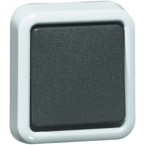 Peha B 626 WAB O.D. Wechselschalter grau ohne Dose 00300441