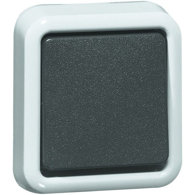 Peha B 626 WAB O.D. Wechselschalter grau ohne Dose 00300441