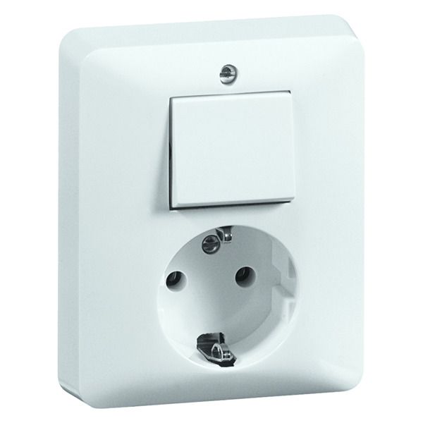 Peha H 80.6686.02 Kombi. Wechselschalter und Steckdose SCHUKO UP 00239721