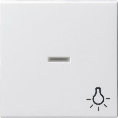GIRA 067427 Wippe Kontrollfenster+Symbol Licht System 55 Reinweiß seidenmatt