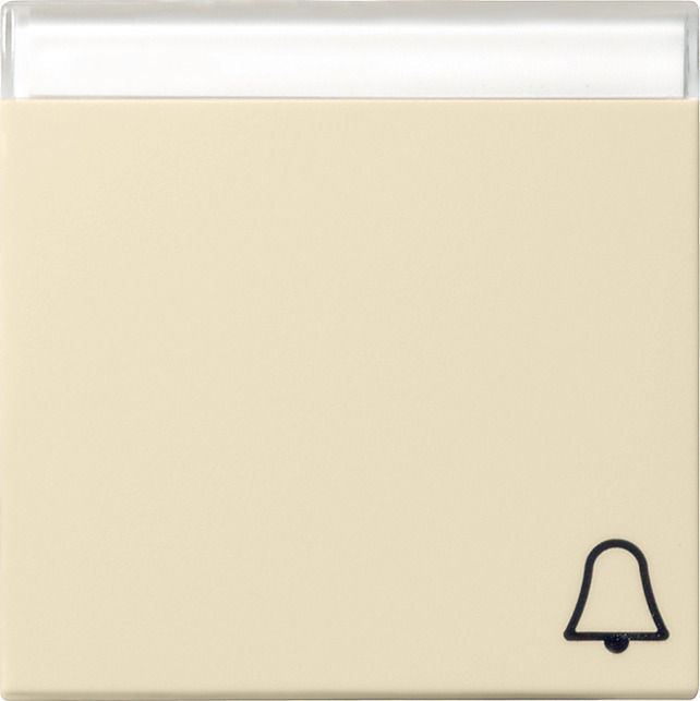 GIRA 067301 Wippe Symbol Klingel+BSF System 55 Cremeweiß glänzend