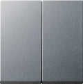GIRA 029526 Wippe 2fach System 55 Farbe Alu