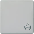 Elso 233101 Wippe Uni-schalter/Taster Symbol Klingel FASHION/RIVA/SCALA grau