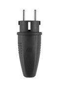 ABL 100000039 Original Stecker SCHUKO & fr-be Gummi (TPE) schwarz IP44 Typ 1506